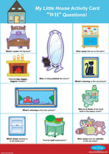 Load image into Gallery viewer, MY LITTLE HOUSE ACTIVITY CARD ("WH" QUESTIONS)