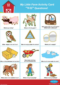 MY LITTLE FARM ACTIVITY CARD ("WH" Questions)