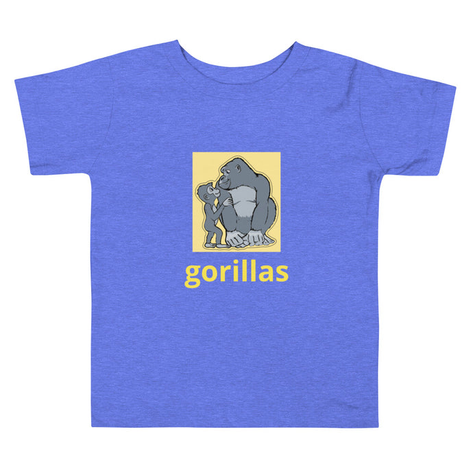 Gorillas Toddler Tee (2T-5T) My Little Zoo Collection