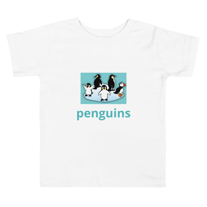 Penguins Toddler Tee (2T-5T) My Little Zoo Collection